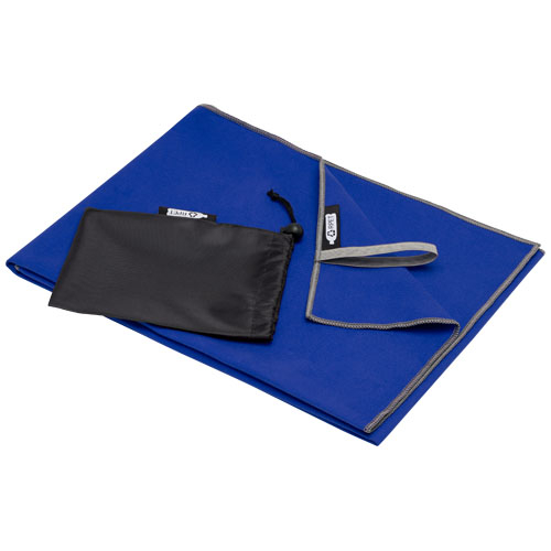 Serviette à séchage rapide personnalisée 50x100 cm Pieter Bleu royal